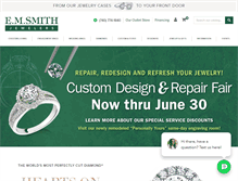 Tablet Screenshot of emsmithjewelers.com